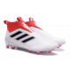 Adidas ACE 17+ Purecontrol FG Chaussure de Foot Pour Homme - Champagne Blanc Casse Noir Rouge