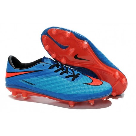 2014/2015 Nike Hypervenom Phantom FG Homme Bleu Rouge