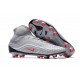 Crampon de Foot Nike Magista Obra II FG Air Max Pas Cher - Gris Cool Rouge Noir