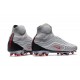 Crampon de Foot Nike Magista Obra II FG Air Max Pas Cher - Gris Cool Rouge Noir