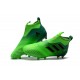 Adidas ACE 17+ Purecontrol FG Chaussure de Foot Pour Homme - Vert solaire Noir Vert