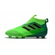 Adidas ACE 17+ Purecontrol FG Chaussure de Foot Pour Homme - Vert solaire Noir Vert