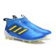 Chaussures Football Adidas Ace 17 Purecontrol FG Bleu Jaune Blanc