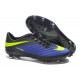 Coupe du monde 2014 Crampons Nike Hypervenom Phantom FG Bleu Noir Jaune