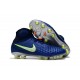 Nouvelles Crampons foot Nike Magista Obra II FG Bleu Vert