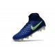 Nouvelles Crampons foot Nike Magista Obra II FG Bleu Vert