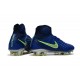 Nouvelles Crampons foot Nike Magista Obra II FG Bleu Vert