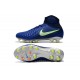 Nouvelles Crampons foot Nike Magista Obra II FG Bleu Vert