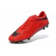 Pas Cher Crampons Nike Hypervenom Phantom FG Rouge Noir