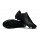 Nouvelles Nike Mercurial Vapor 11 FG Crampons de Football pour Hommes Tout Noir