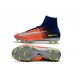 Chaussures de Foot Nike Mercurial Superfly V FG Orange Jaune Argent