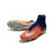 Chaussures de Foot Nike Mercurial Superfly V FG Orange Jaune Argent