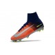 Chaussures de Foot Nike Mercurial Superfly V FG Orange Jaune Argent