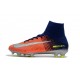 Chaussures de Foot Nike Mercurial Superfly V FG Orange Jaune Argent