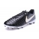 Nike Tiempo Legend VII FG - Chaussures Nike 2017 Noir Blanc