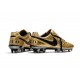 Nike Tiempo Legend VII FG - Chaussures Nike 2017 Totti X Roma Or Noir