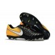 Nike Tiempo Legend VII FG - Chaussures Nike 2017 Noir Blanc Jaune