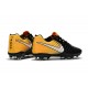 Nike Tiempo Legend VII FG - Chaussures Nike 2017 Noir Blanc Jaune