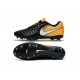 Nike Tiempo Legend VII FG - Chaussures Nike 2017 Noir Blanc Jaune