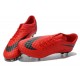 Pas Cher Crampons Nike Hypervenom Phantom FG Rouge Noir