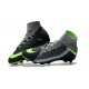 Nouvelles Crampons Foot - Chaussure Hypervenom Phantom III ACC DF FG Air Max Gris Noir Vert