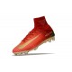 2017 Nouveau Chaussures de Football Mercurial Superfly V FG Rouge Or