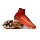 2017 Nouveau Chaussures de Football Mercurial Superfly V FG Rouge Or