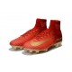 2017 Nouveau Chaussures de Football Mercurial Superfly V FG Rouge Or