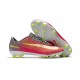 Chaussure de Foot Nike Mercurial Vapor XI FG Pas Cher Rose Gris Jaune