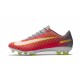 Chaussure de Foot Nike Mercurial Vapor XI FG Pas Cher Rose Gris Jaune