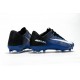 Nouvelles Nike Mercurial Vapor 11 FG Crampons de Football pour Hommes Bleu Blanc Noir