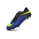 Coupe du monde 2014 Crampons Nike Hypervenom Phantom FG Bleu Noir Jaune