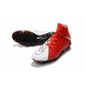 Crampon de Foot Soldes - Nike HyperVenom Phantom III FG Rouge Blanc