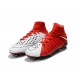 Crampon de Foot Soldes - Nike HyperVenom Phantom III FG Rouge Blanc