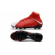 Crampon de Foot Soldes - Nike HyperVenom Phantom III FG Rouge Blanc