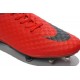 Pas Cher Crampons Nike Hypervenom Phantom FG Rouge Noir