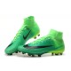 Chaussures de Foot Nike Mercurial Superfly V FG Noir Vert