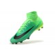 Chaussures de Foot Nike Mercurial Superfly V FG Noir Vert