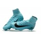 2017 Nouveau Chaussures de Football Mercurial Superfly V FG Bleu Noir