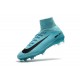 2017 Nouveau Chaussures de Football Mercurial Superfly V FG Bleu Noir