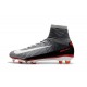 Chaussures de Foot Nike Mercurial Superfly V FG Noir Gris Blanc