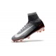 Chaussures de Foot Nike Mercurial Superfly V FG Noir Gris Blanc