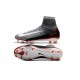 Chaussures de Foot Nike Mercurial Superfly V FG Noir Gris Blanc