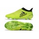 Nouveau Chaussure adidas X 17+ Purespeed FG Vert Noir