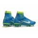 Chaussures de Foot Nike Mercurial Superfly V FG NJR Bleu Blanc Volt