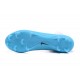 Chaussures de Foot Nike Mercurial Superfly V FG Blanc Bleu Noir