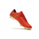 Chaussure de Foot Nike Mercurial Vapor XI FG Pas Cher CR7 Or Rouge