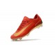 Chaussure de Foot Nike Mercurial Vapor XI FG Pas Cher CR7 Or Rouge