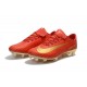 Chaussure de Foot Nike Mercurial Vapor XI FG Pas Cher CR7 Or Rouge