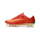 Chaussure de Foot Nike Mercurial Vapor XI FG Pas Cher CR7 Or Rouge